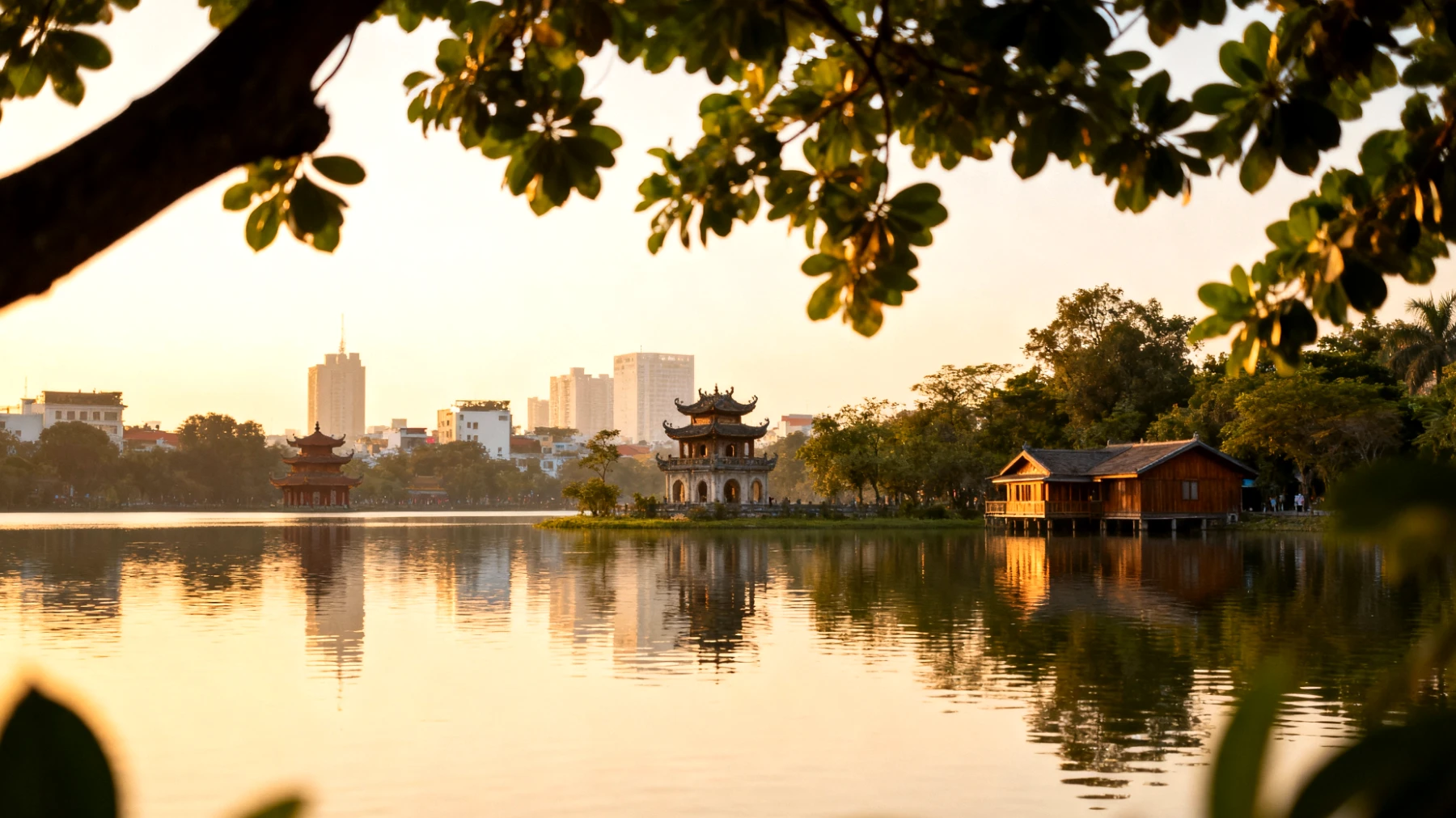 Lago Hoan Kiem e Lago dell'Ovest - Hanoi"